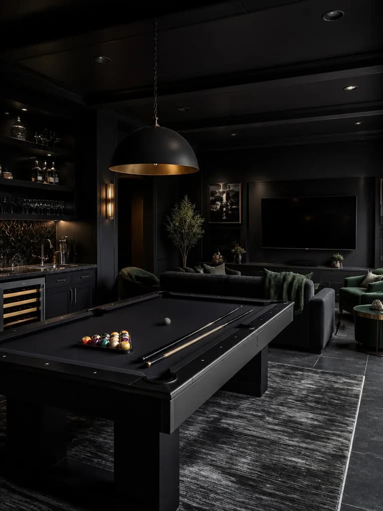 Black Game Room