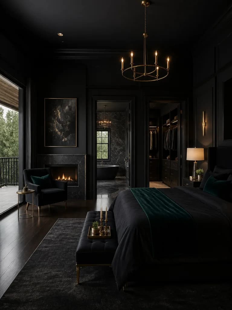 Black Master Suite