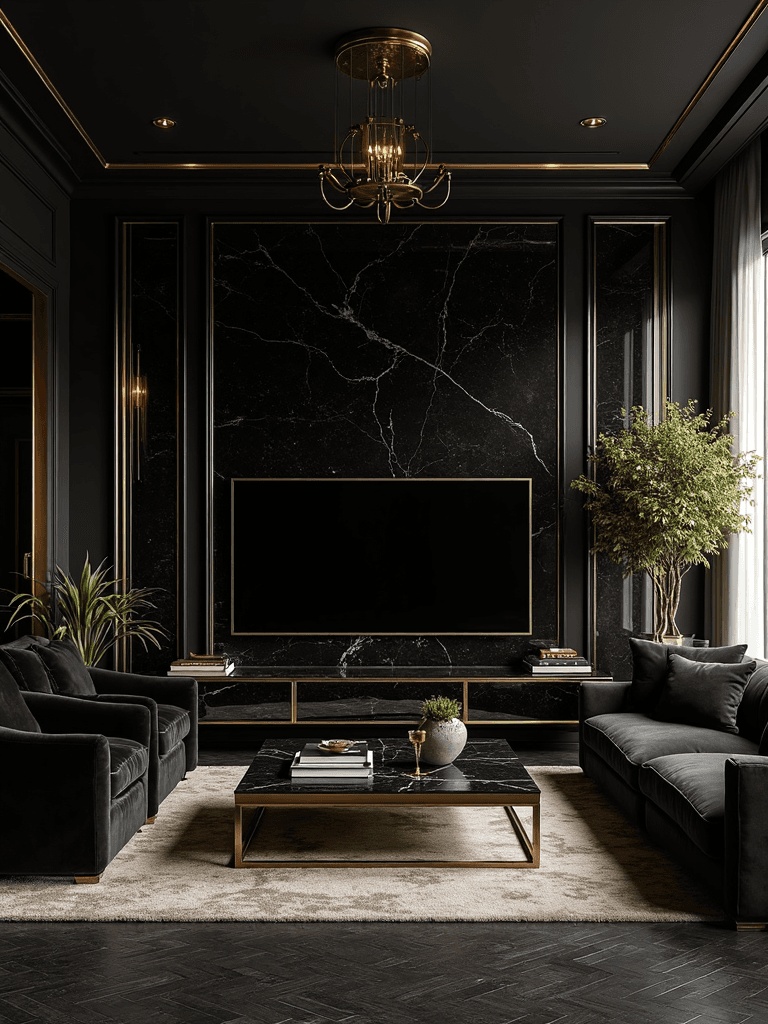 Black And Gold interior design