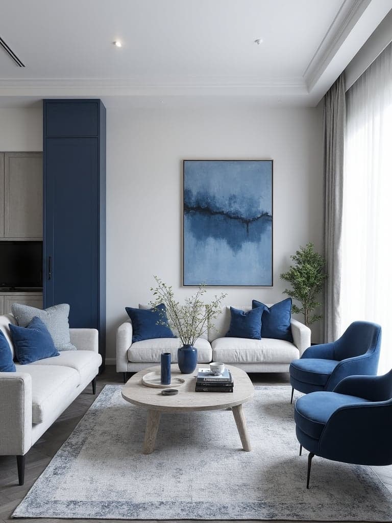 Blue And Grey interior design