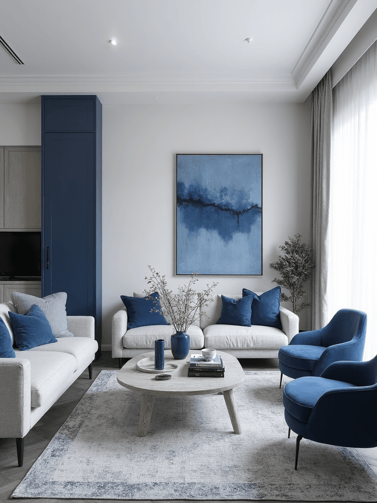 Blue And Grey interior design