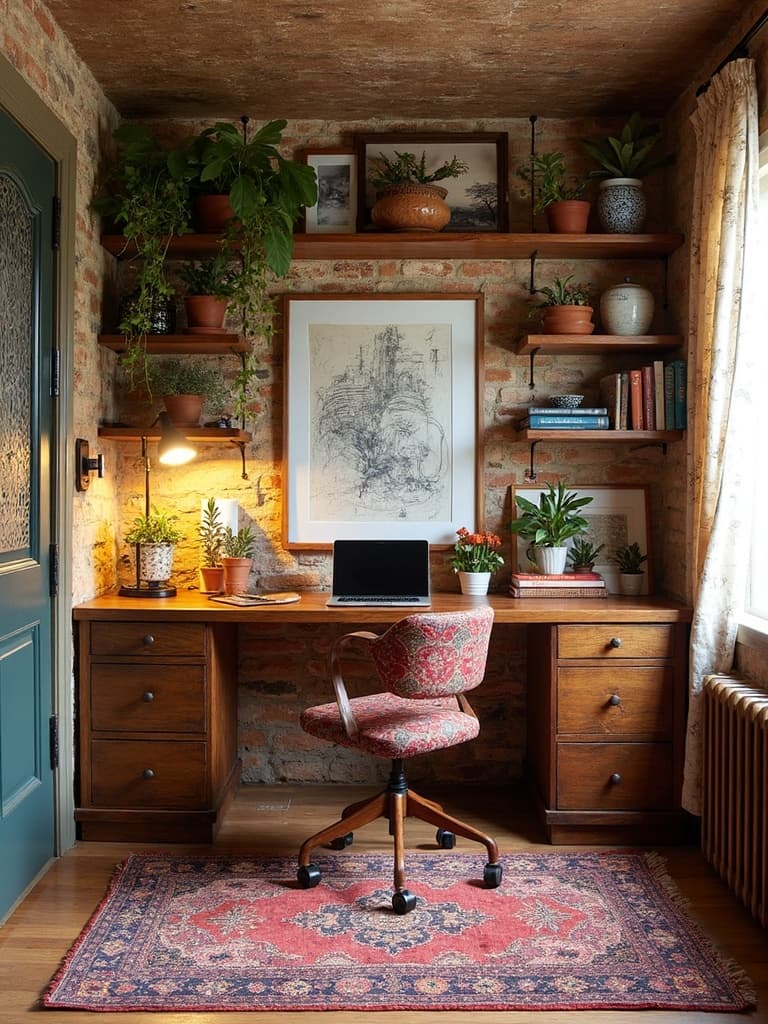 Bohemian Home Office