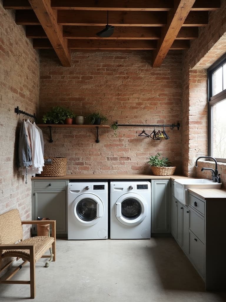 Industrial Laundry Room