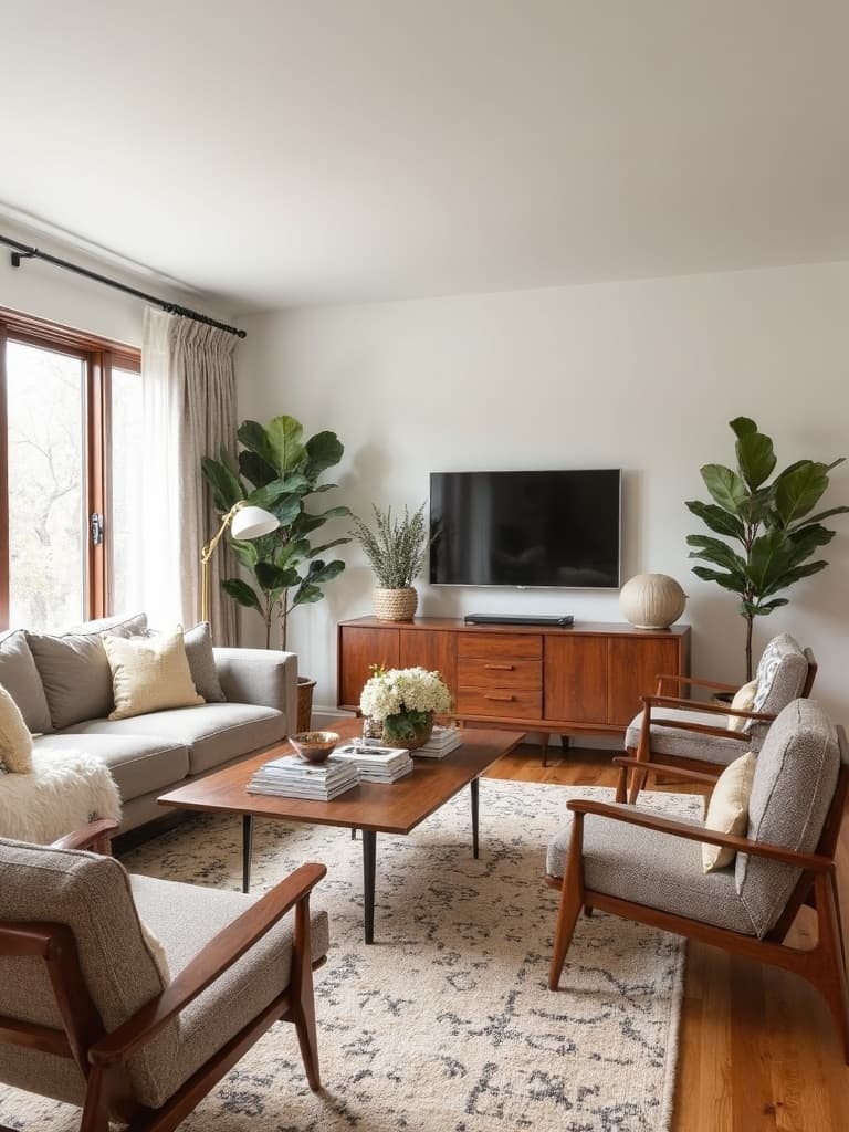 Mid-century interior design