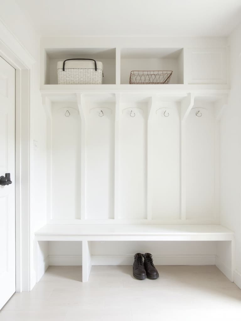 Minimalist Mudroom