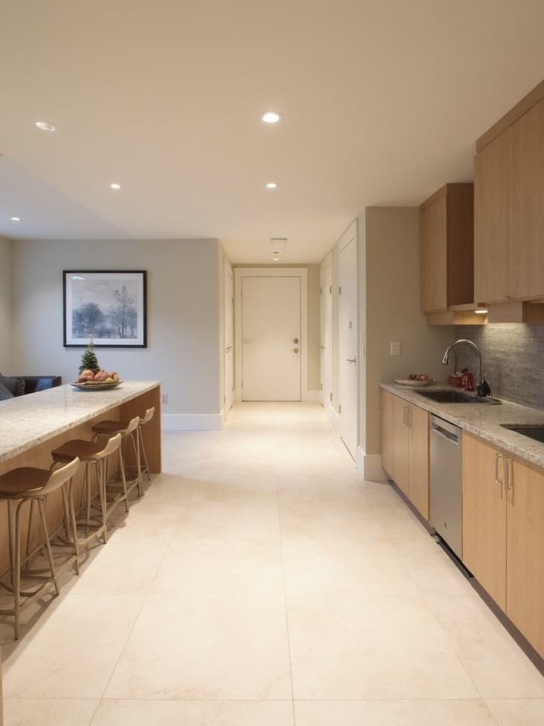 Modern Home Basement