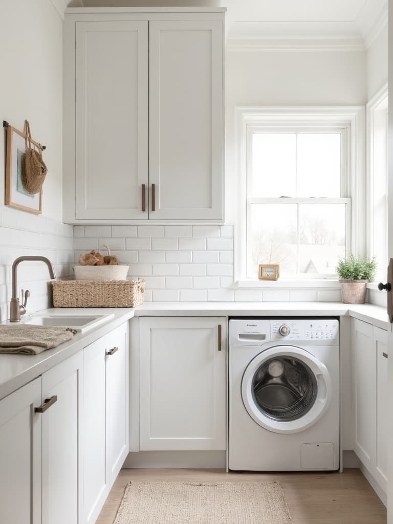 Sage Green Laundry Room