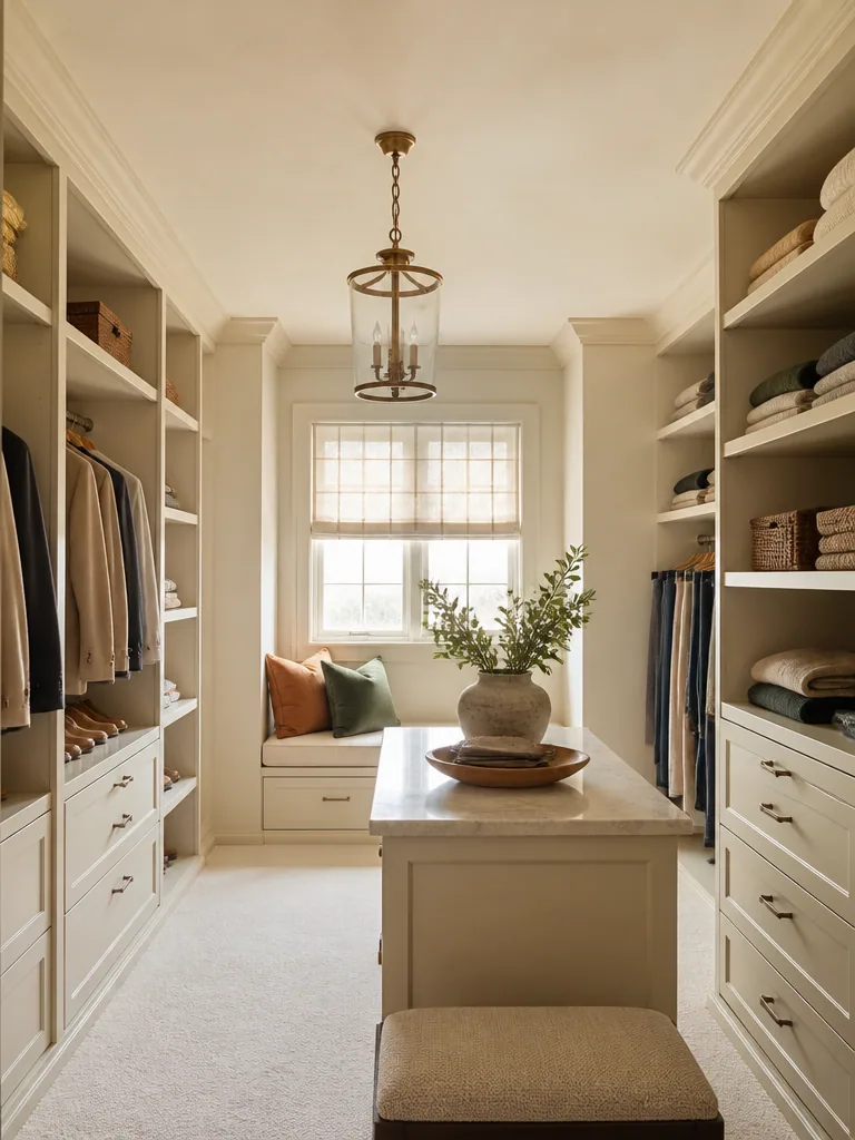 Beige Closet design