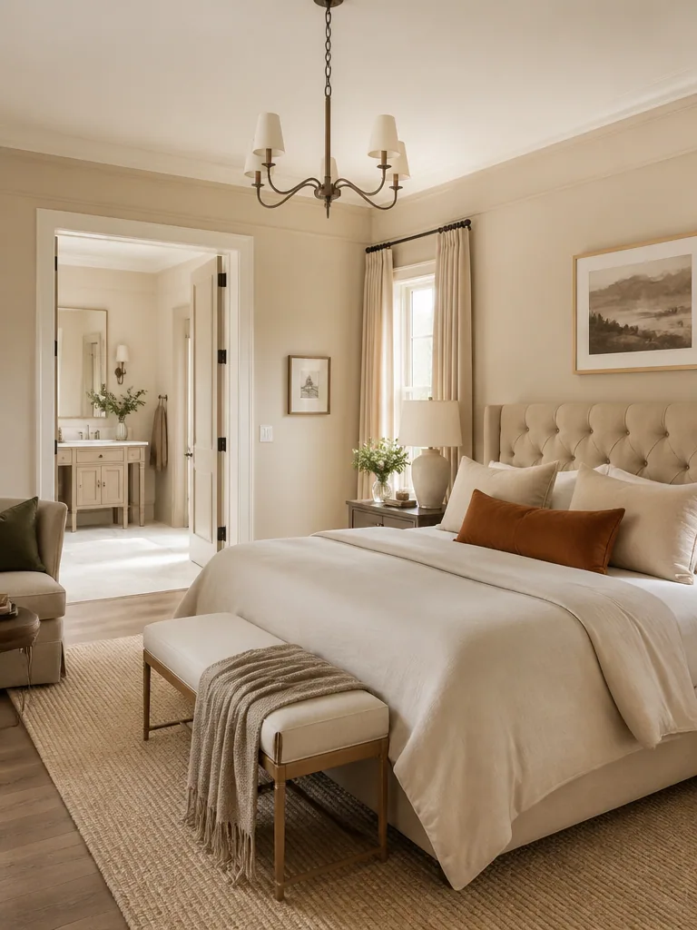 Beige Master Bedroom design
