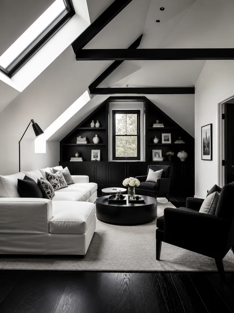 Black and White Attic design