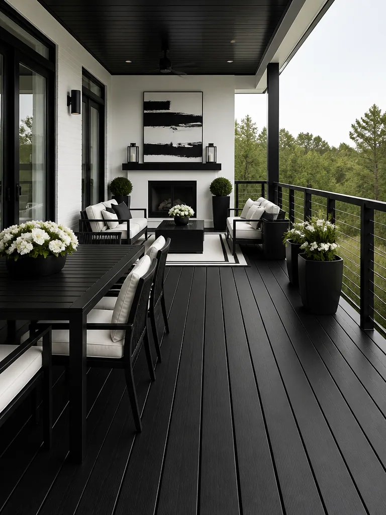 Black and White Deck design