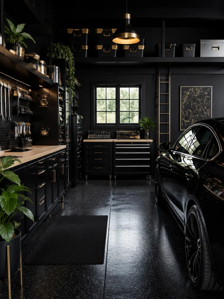 Black Garage design