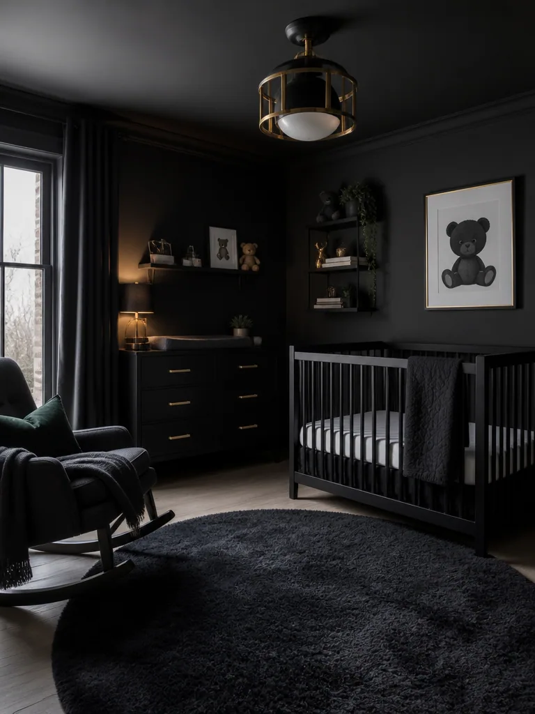 Black Nursery design