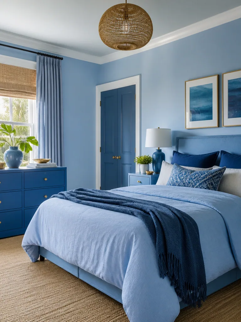 Blue Bedroom design