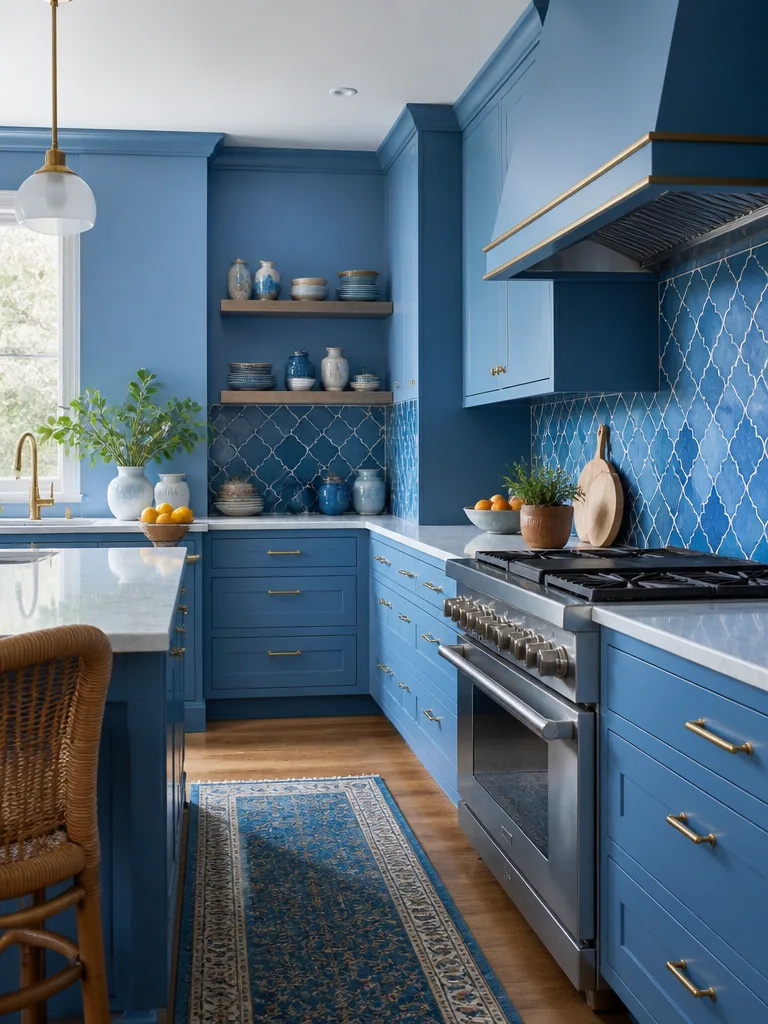 Blue Kitchen design
