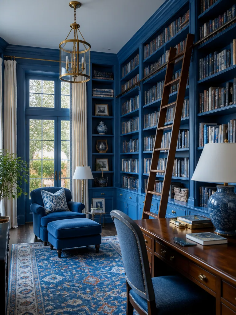 Blue Library design