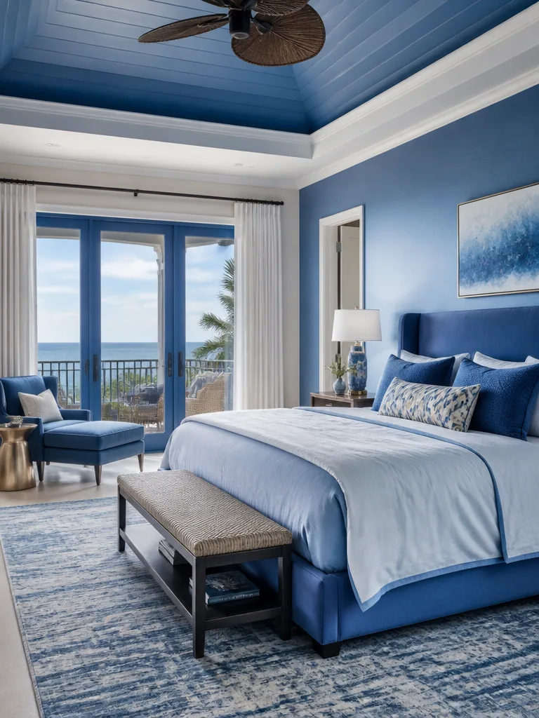 Blue Master Bedroom design