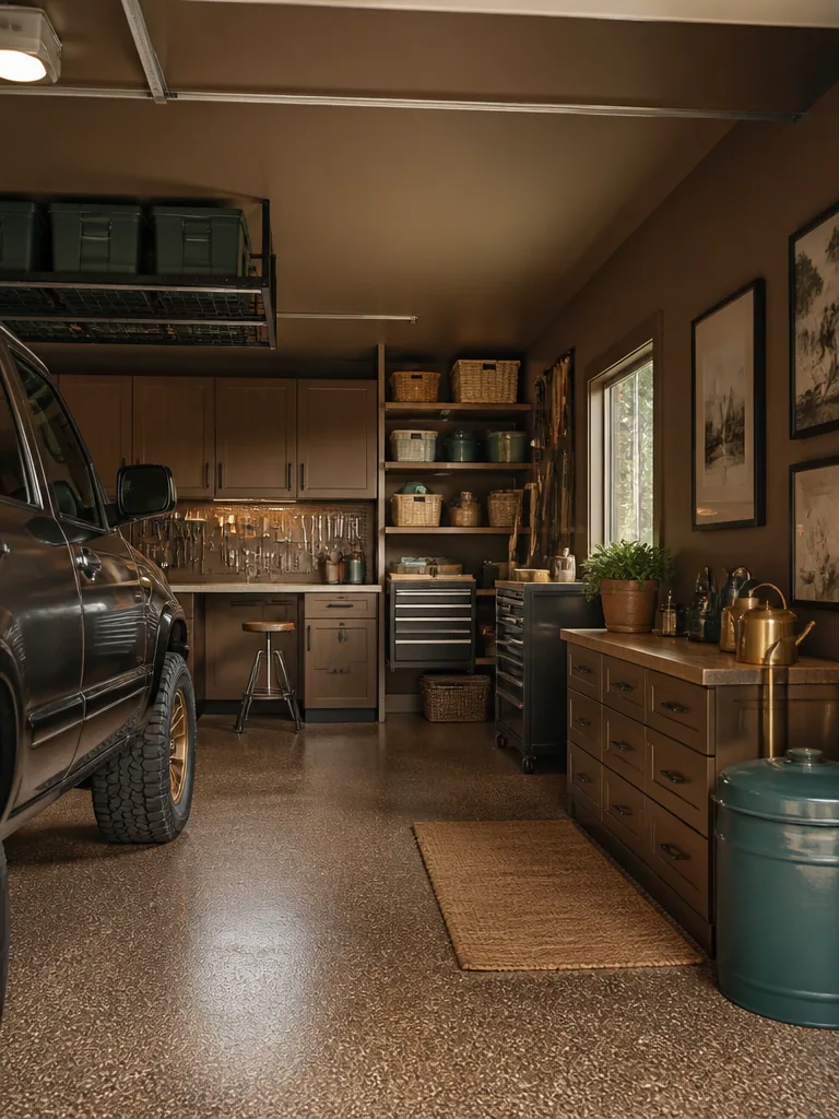 Brown Garage design