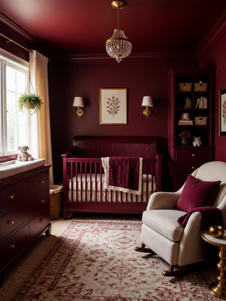 Burgundy Nursery design