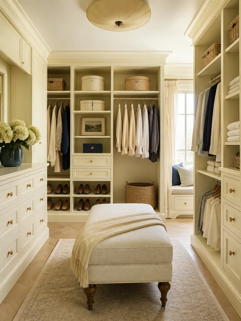 Cream Closet design