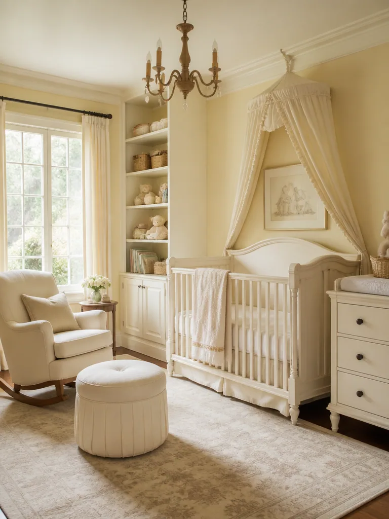 Cream Nursery design