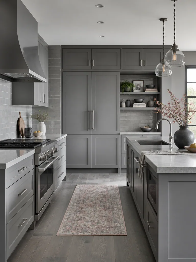 Gray Kitchen design