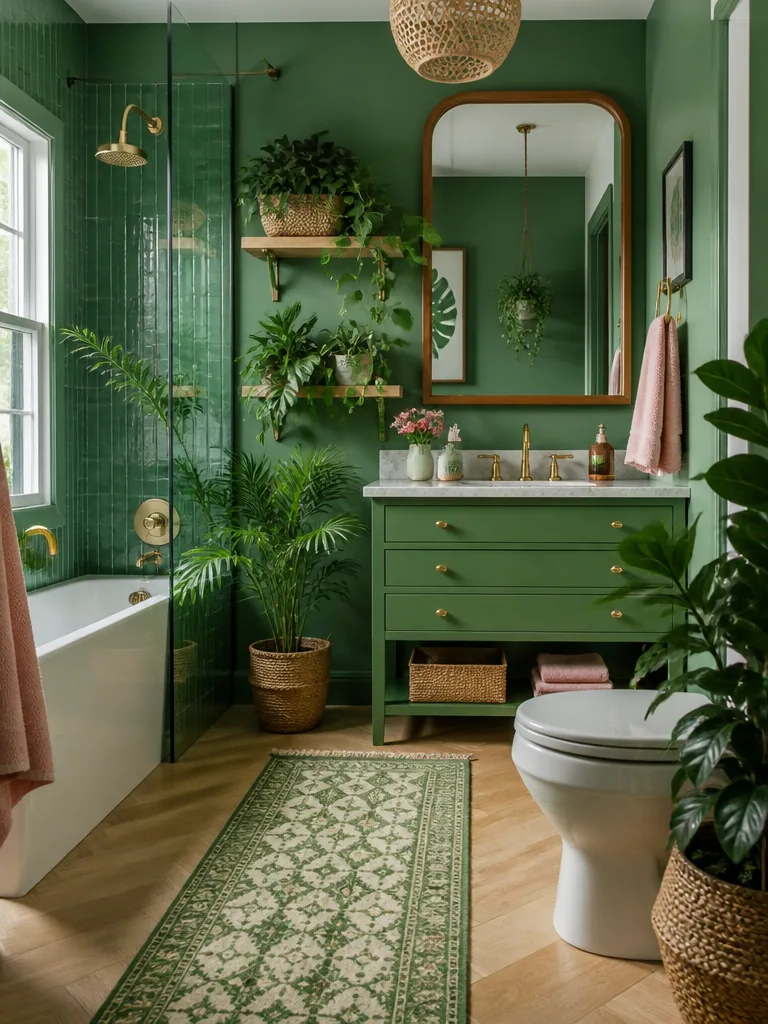 Green Bathroom design