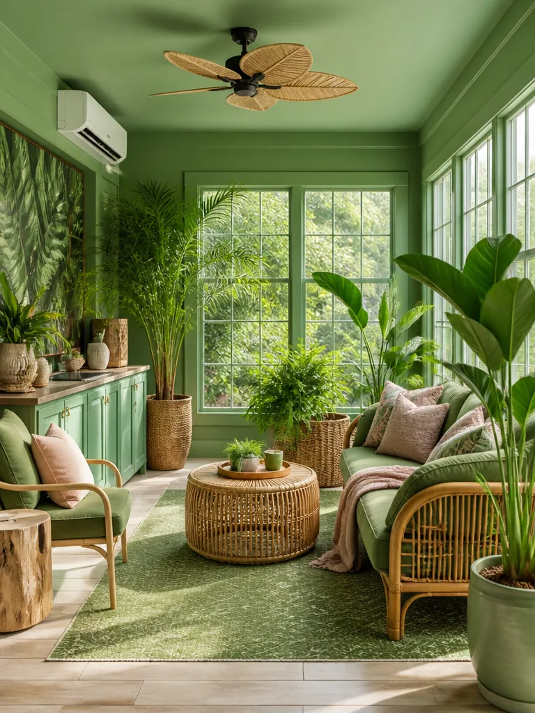 Green Sunroom design