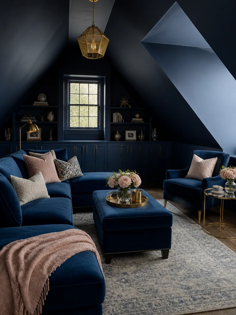 Navy Blue Attic design