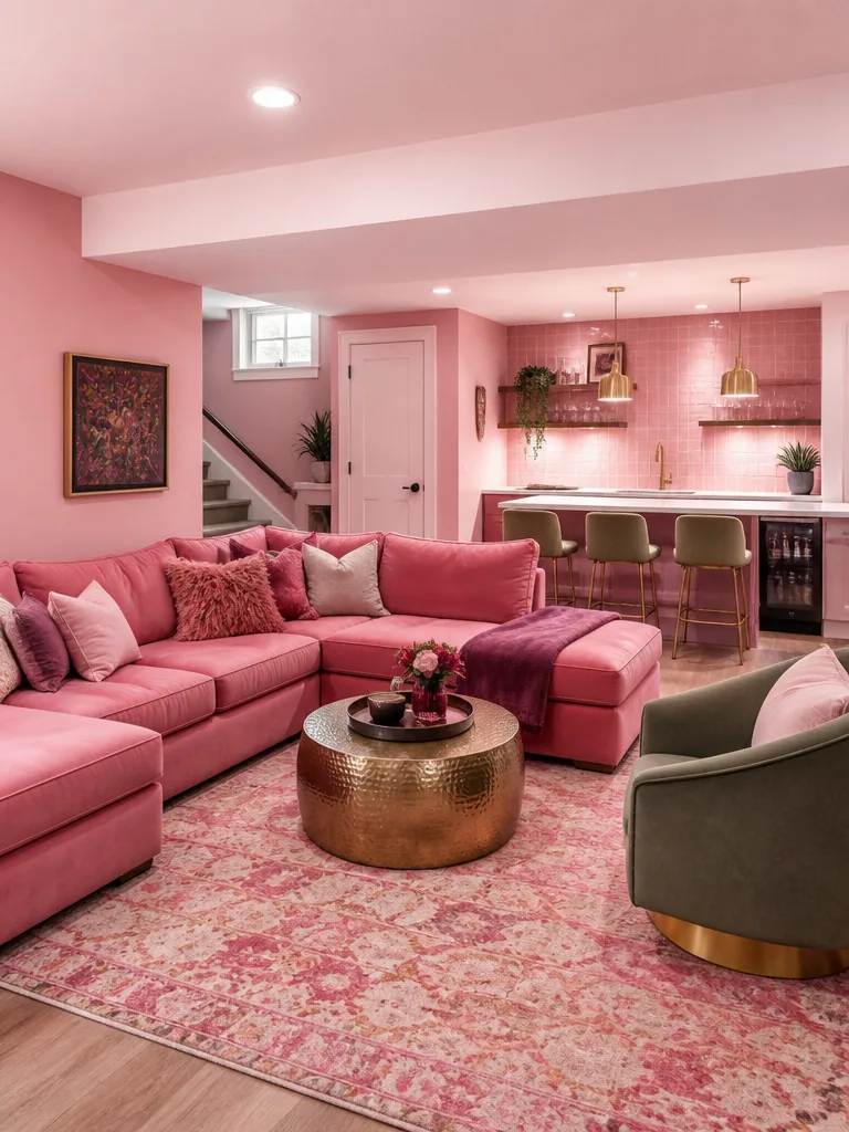 Pink Basement design