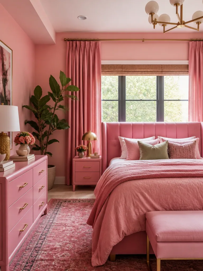 Pink Bedroom design