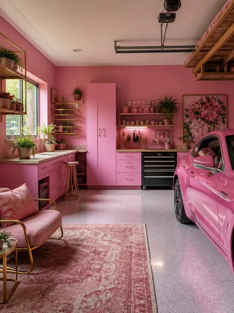 Pink Garage design
