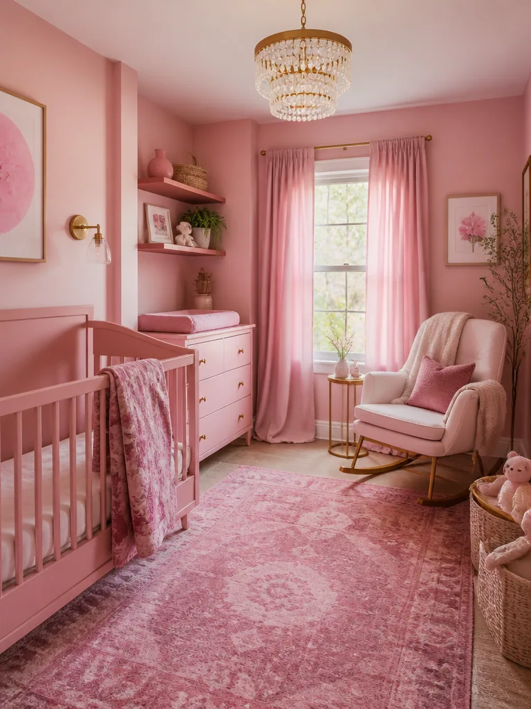 Pink Nursery design