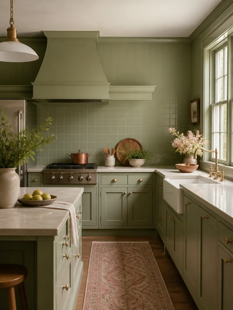 Sage Green Kitchen design