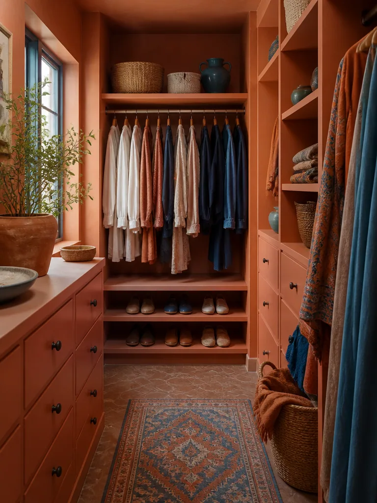 Terracotta Closet design