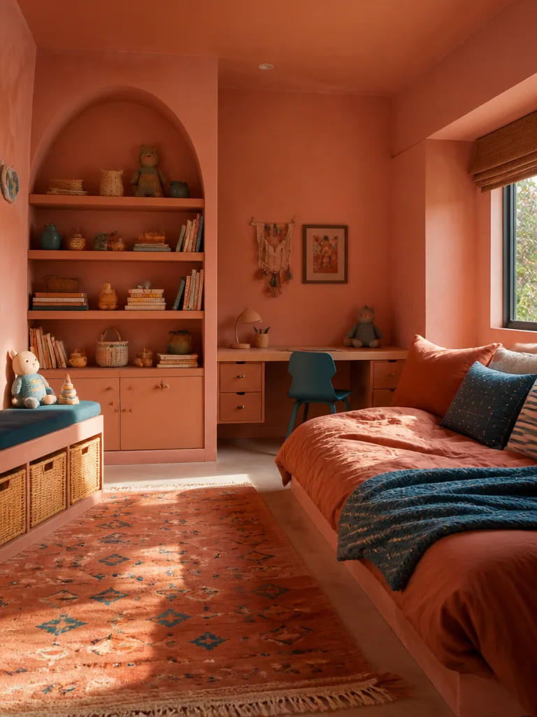 Terracotta Kids Room design