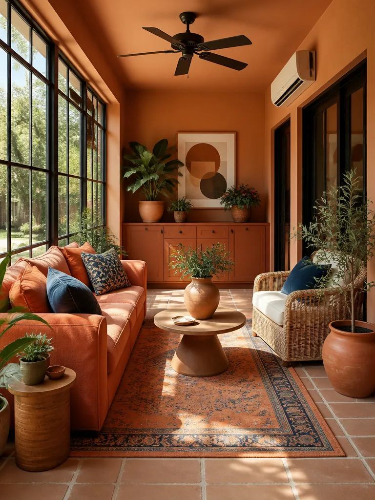 Terracotta Sunroom design