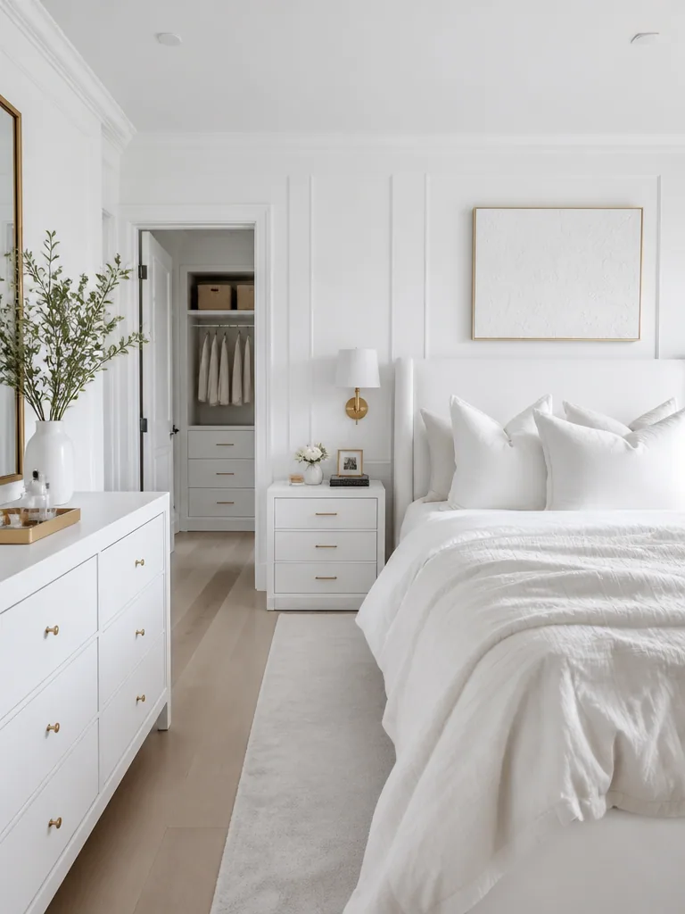 White Bedroom design