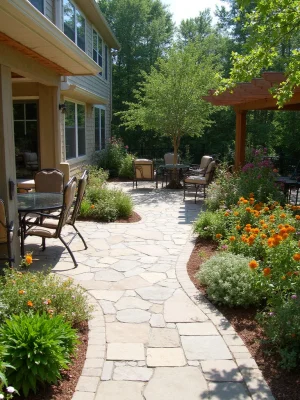 Butterfly Garden Patio Design