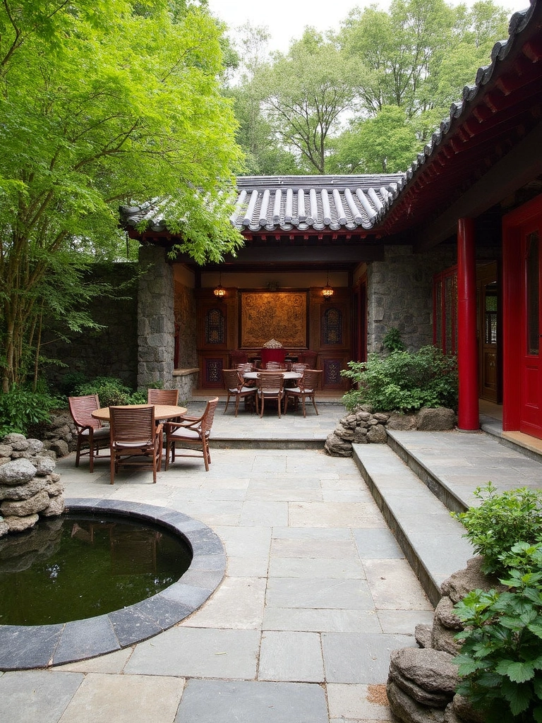 Chinese Garden Patio - Chinese Patio Garden landscape design inspiration