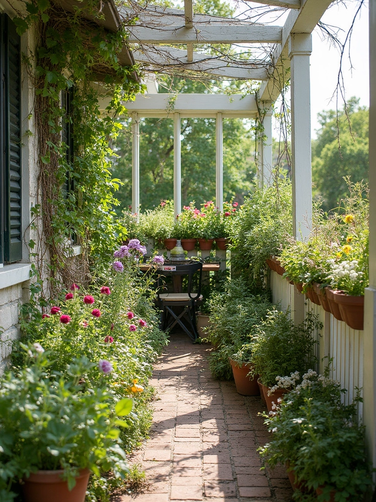 Cottage Garden Balcony design - Cottage Balcony Garden landscape design ideas