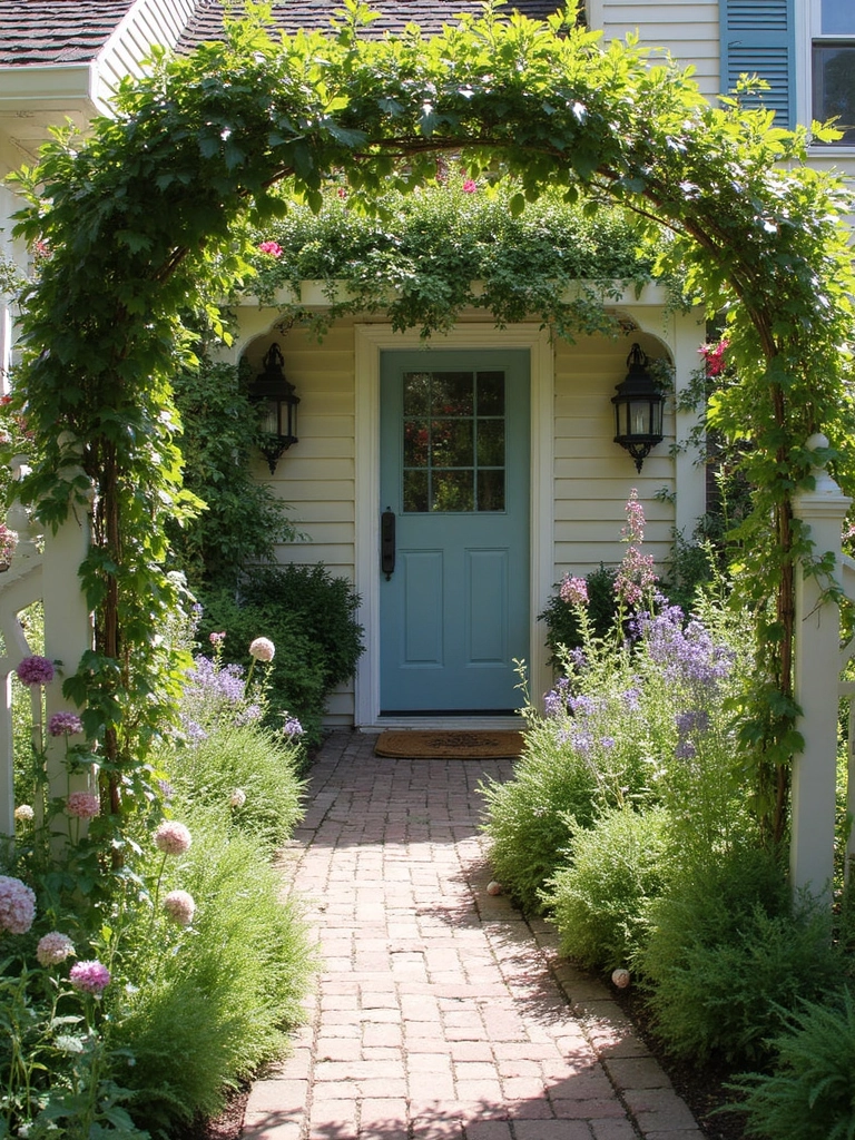 Cottage Garden Entrance Garden - Cottage Entrance Garden landscape design inspiration