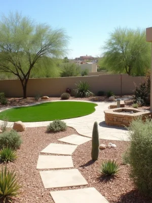 Desert Landscaping Backyard Design