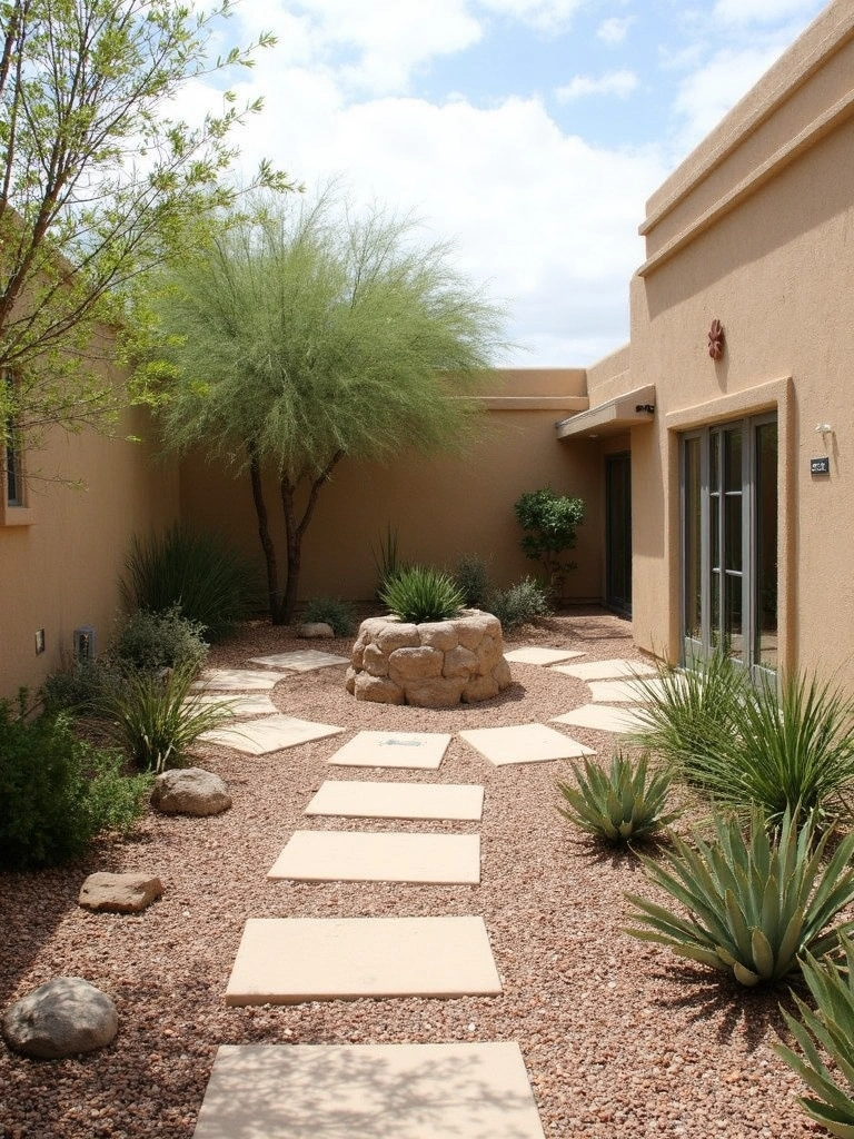 Desert Landscaping Courtyard - Desert Courtyard Garden landscape design inspiration