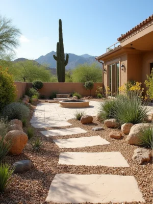 Desert Landscaping Terrace Design