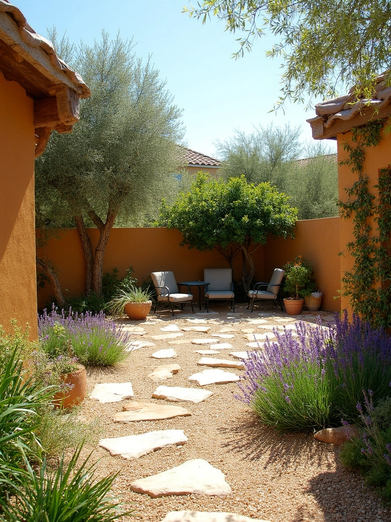 Mediterranean Style Backyard design - Mediterranean Backyard Landscape landscape design ideas