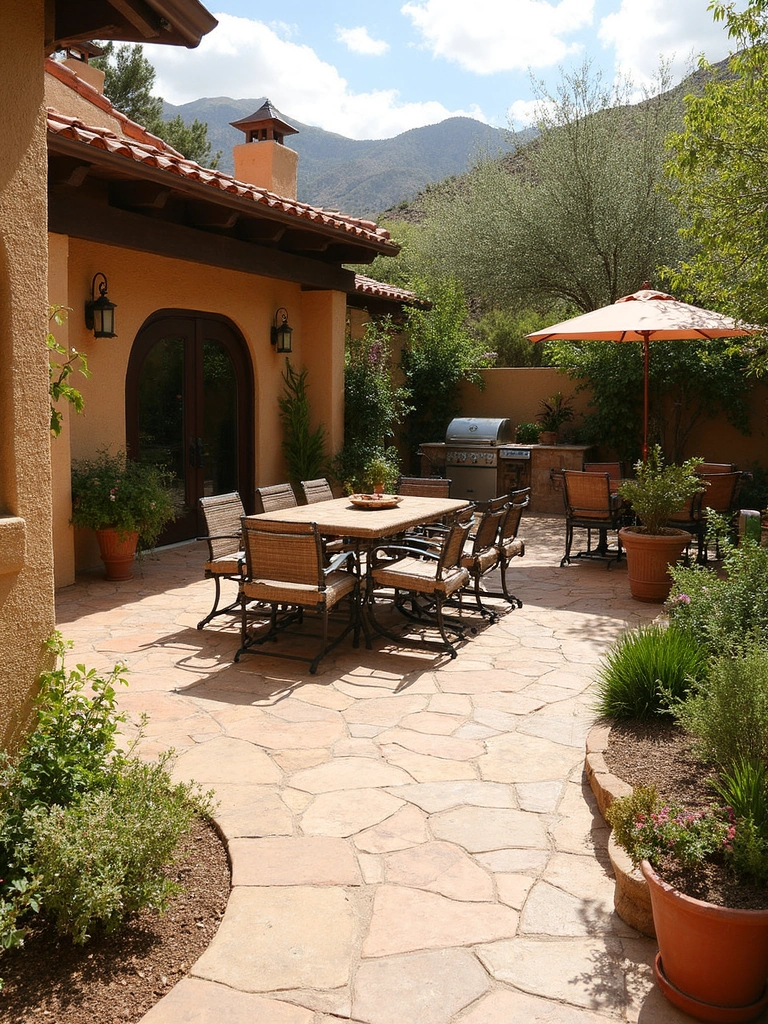 Mediterranean Style Patio - Mediterranean Patio Garden landscape design inspiration