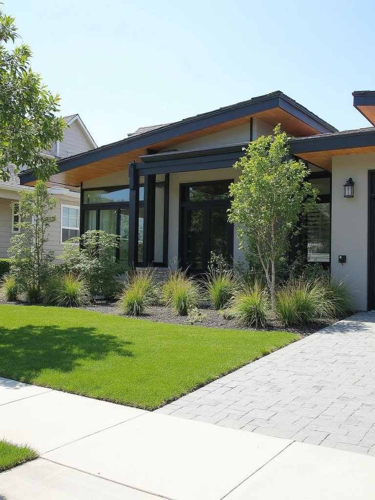 Contemporary Garden Front Yard - Modern Front Yard Landscape landscape design inspiration