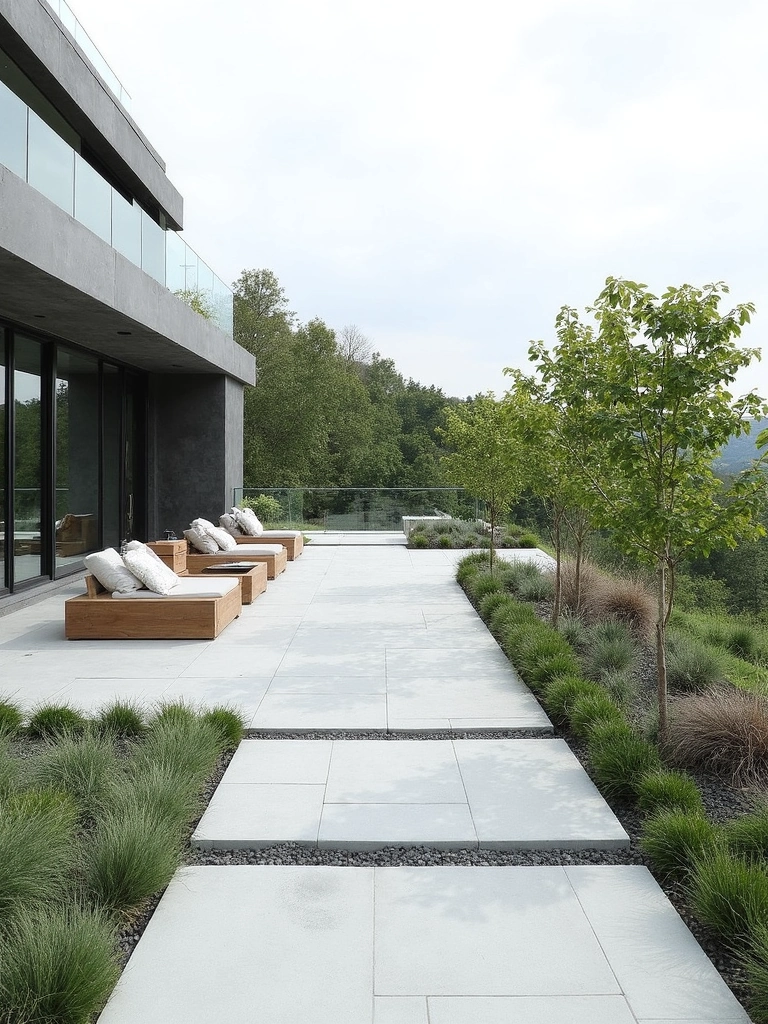 Contemporary Garden Terrace - Modern Terrace Garden landscape design inspiration