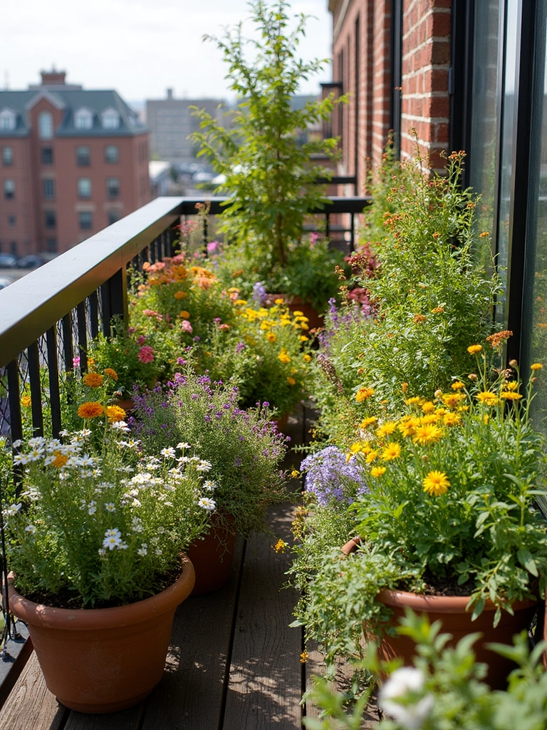 Pollinator Garden Balcony - Pollinator Balcony Garden landscape design inspiration